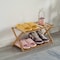 Basicwise Bamboo Foldable Shoe Rack, Free Standing Shoe Organizer Storage Rack, 2 Tier QI004329.2 - alternate 5